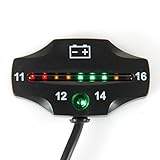 Runleader Indicador de carga de batería LED, funciona en carretilla elevadora de coche de golf