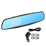 Fydun Armaturenbrett Aufbau Videogeräte 2.8 Zoll Auto DVR Rückspiegel Kamera Fahren Video Recorder Nachtsicht Loop Video Bewegungserkennung G-Sensor