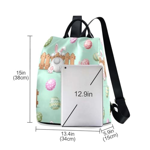 Sac à dos de Pâques antivol avec poches multiples en polyester sergé voyage