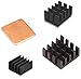 Produktbild ITSTUFF Raspberry Pi Kühlkörper-Set Aluminium + Kupfer + 3M Klebeband für Raspberry Pi 4 B, 3B+
