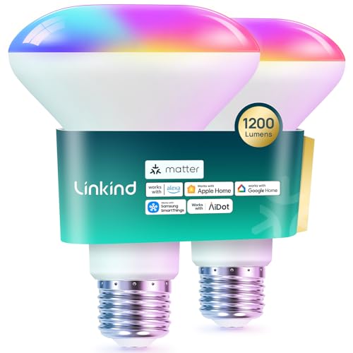 Linkind Matter Smart BR30 Flood Light Bulb