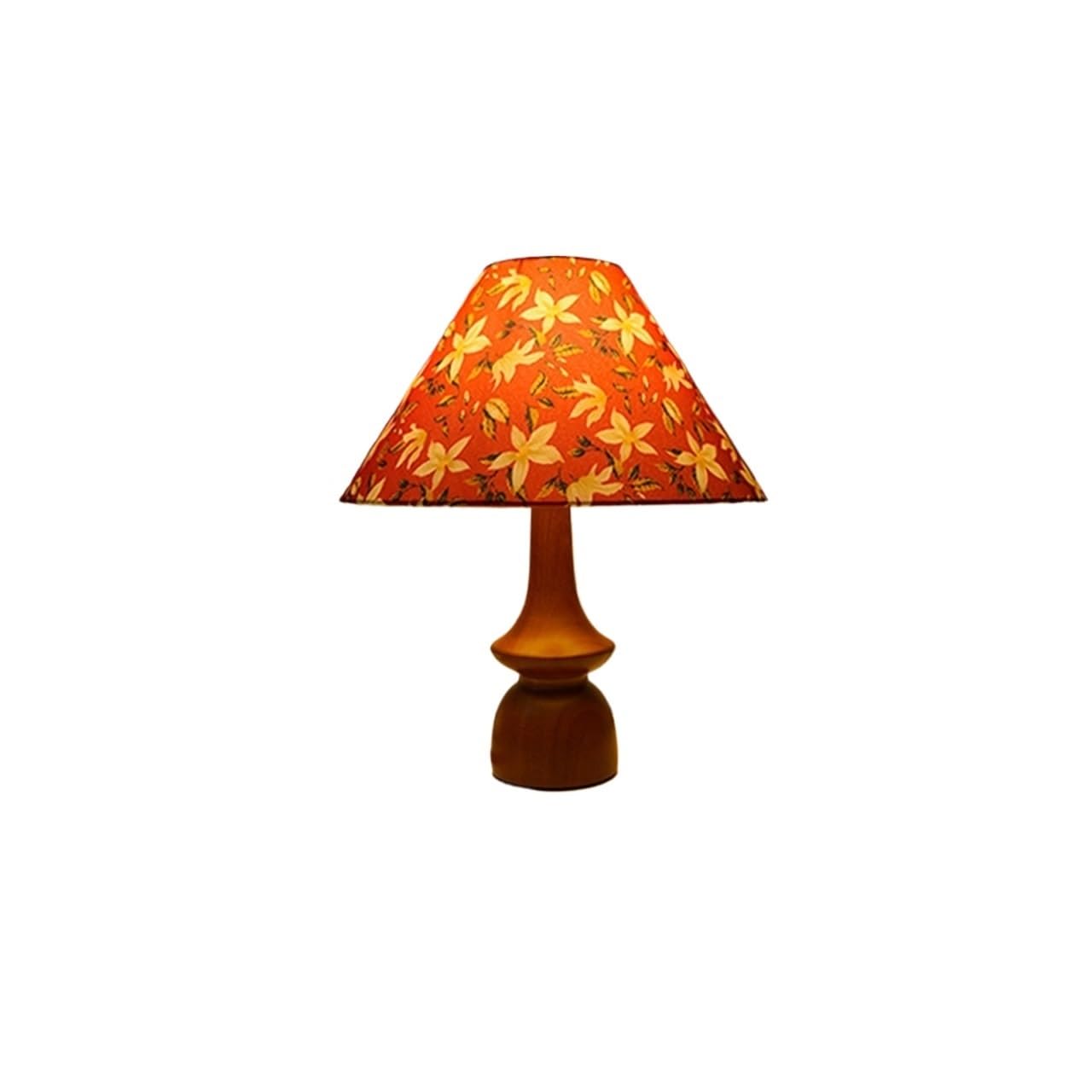 ZENY896V Bedside Lamps Table Lamp Decorated with Retro Flowers Wooden Bedroom Nightstand Atmosphere Ornaments Home Decor