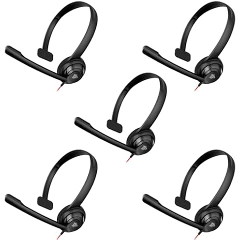 NUBWO HW02 USB Headset with Microphone Cover