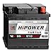 Produktbild HR HiPower Blei-Säure 55Ah 12V 510A/EN Autobatterie mit bewährter Calcium-Calcium-Technologie (Ca/Ca)