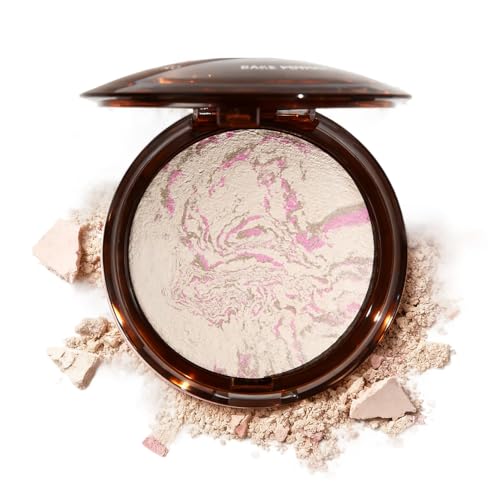 Image of FeiCuiYun Baked Balance Illuminating Foundation, Oil Control Matte Perfection Face Powder - Porcelain | Buildable Sheer to Light Coverage | Flawless Satin Finish