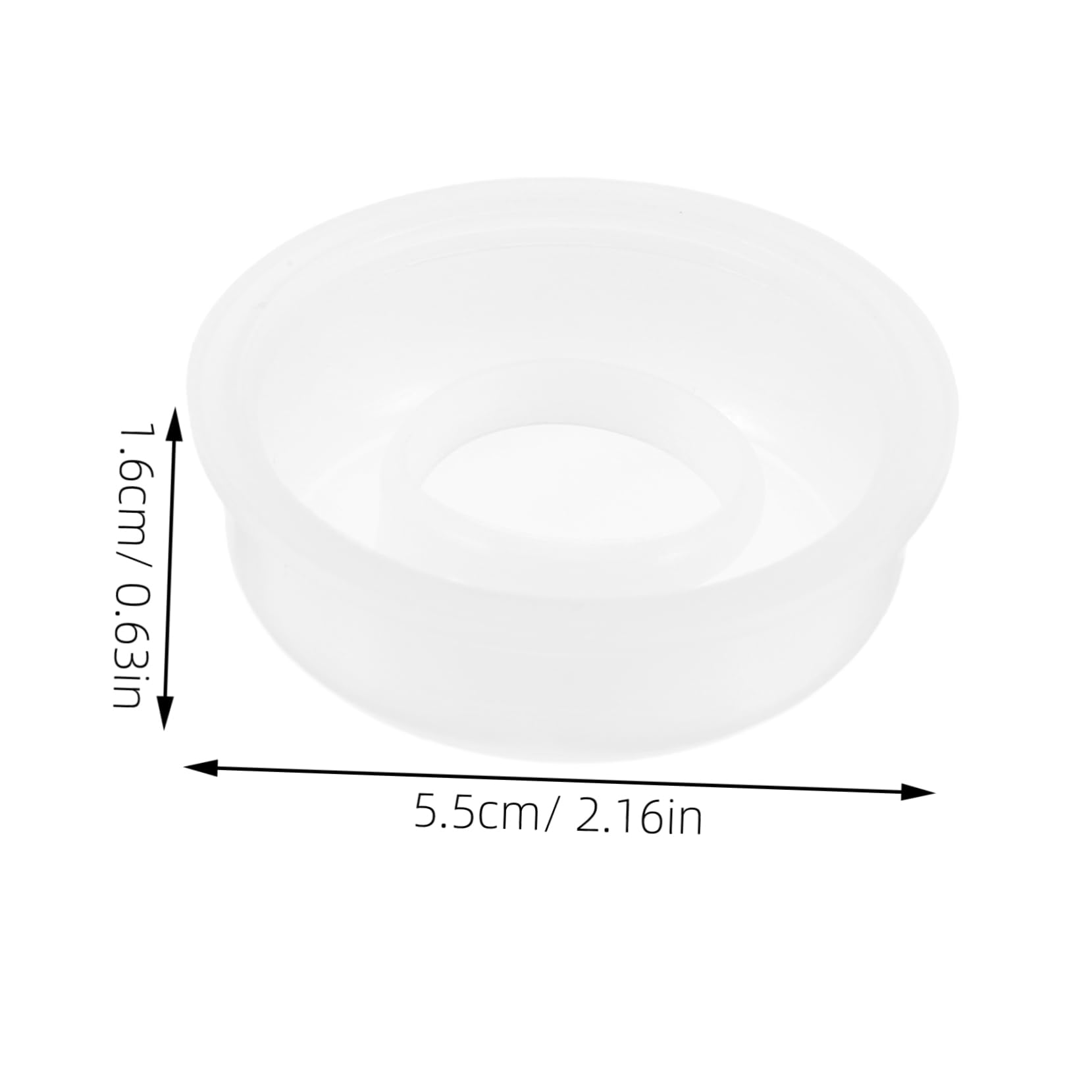 Ciieeo 10Pcs Plastic Sealing Inner Cap for Chemical Storage Buckets with Pull Ring Leak Drum Lid for Paint and Pet Food Containers Food Grade Quality