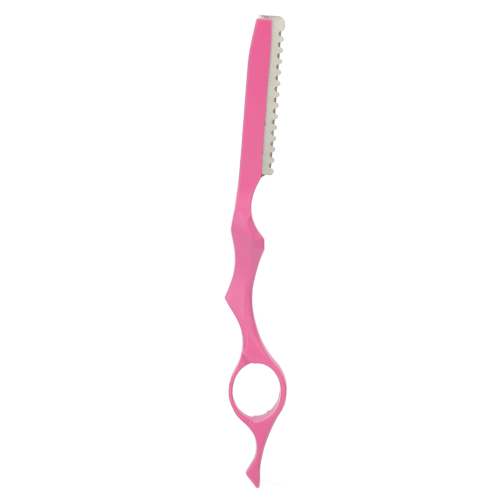 Naroote Rasoio per Sfoltire i Capelli, Rasoio Tagliacapelli Professionale Lame Affilate Rosa per Uomo