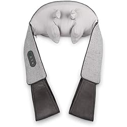 Medisana NM 890 - Masajeador shiatsu para el cuello con función de calentamiento, 3 velocidades, 2 tipos de masaje, experiencia de masaje como con los dedos, para hombro y cuello