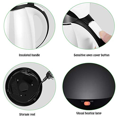 Hervidor Eléctrico Inox 1.5L 1800W Sin Cable miniatura 5