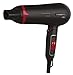 Rowenta - Secador de pelo Elite CV4752F0, 2200 W rojo y negro, para hombre, compacto y plegable, aire 100 km/h, 6 ajustes de velocidad y temperatura