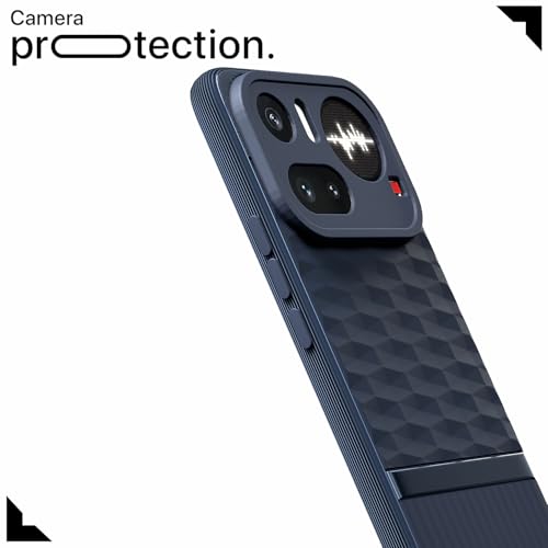 Image of Outlouders Back Cover for Nothing Phone 4a Pro 5G | Full Camera Protection | TPU Soft Flexible Shockproof Bumper Case (Blue)