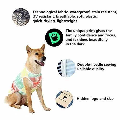Dajidali Dog And Cat Shirt In Tech Fabric, Pet Clothes For Large, Medium, And Small Dogs, 2-Pack Of Lightweight Sports T-Shirts #TOP1
