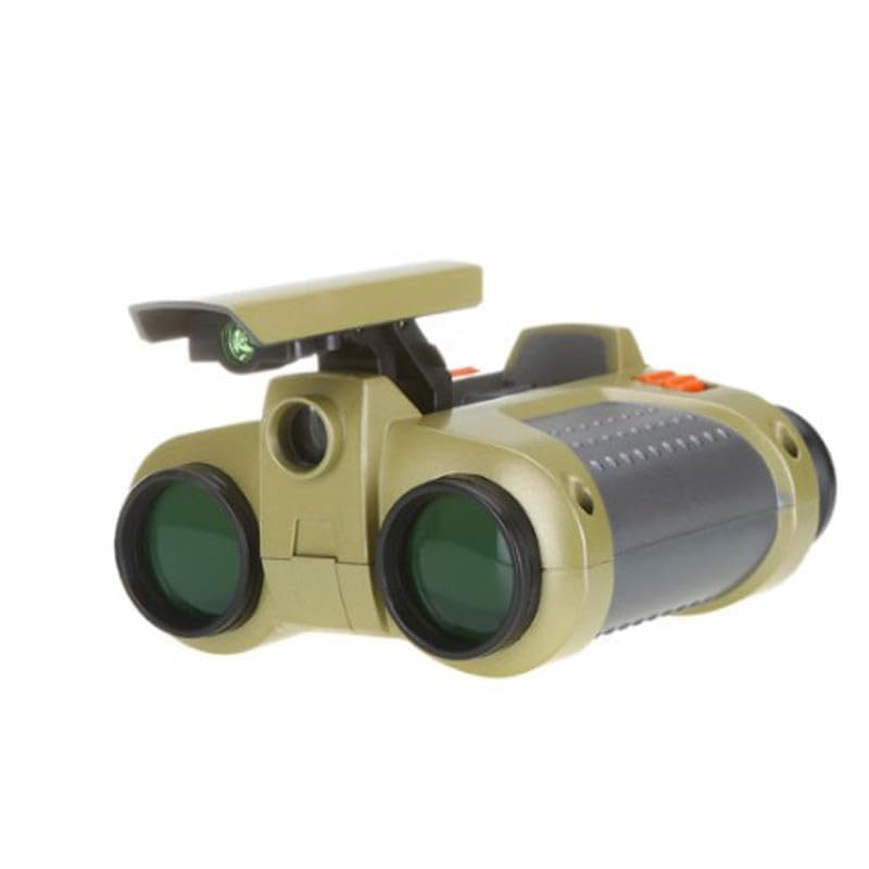 Kids Night Vision Binoculars Toy with Pop-Up Light, Green Lens, Foldable Design for Outdoor Adventure, Camping, Spy Play & Birthday Gift-image-36