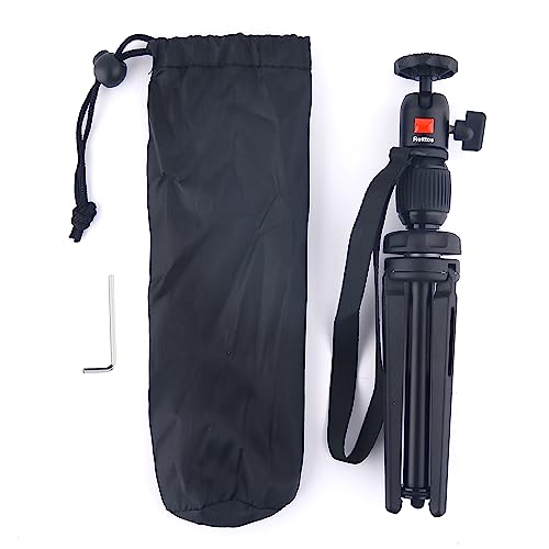 Tripod Stand Compatible with Anker Nebula Capsule Series, Universal Mini Camera Tripod, Aluminum Alloy Portable Projector Stand for Capsule, Capsule Max, and Capsule II with Swivel Ball Head