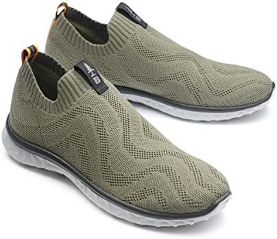 BASS OUTDOOR Men's HEX Knit Pull ON Hiking Shoe, DEEP LCHN GN, 9 | Image 3