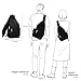 MOSISO Sling Backpack Bag, Crossbody Shoulder Bag Travel Hiking Daypack Chest Bag with Front Square Pocket&USB Charging Port, Black