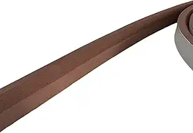 Rodapé Eva Autocolante Flexível, Cordão 2,5cm x 1,5cm, 5 Metros (Marrom)