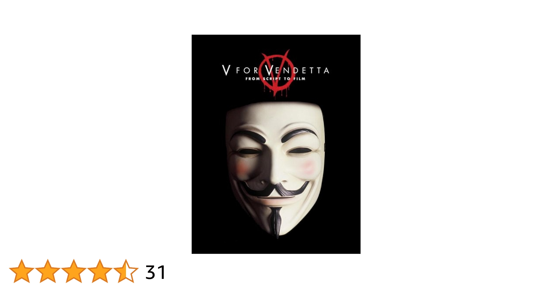 洋書◇Vフォーヴェンデッタ 写真集 本 映画 V for Vendetta