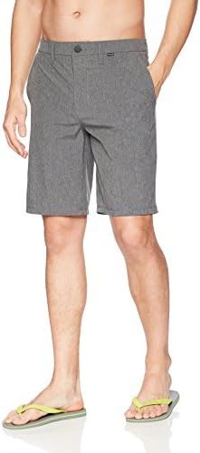 Bermuda Masculina Hurley Phantom Hybrid - Secagem Rápida 50,8cm Cinza Frio