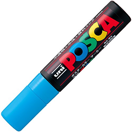 Uni Posca Extra Bold Marker, Sky Blue (PC17K.8)