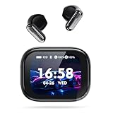 NE68 AI Übersetzer Kopfhörer mit LCD-Bildschirm , 3-in-1 Übersetzungskopfhörer 134 Sprachen mit App, 9 Übersetzungsmodi translator earbuds, 48H Bluetooth 6.0 Sprachübersetzer Ohrhörer für Reisen