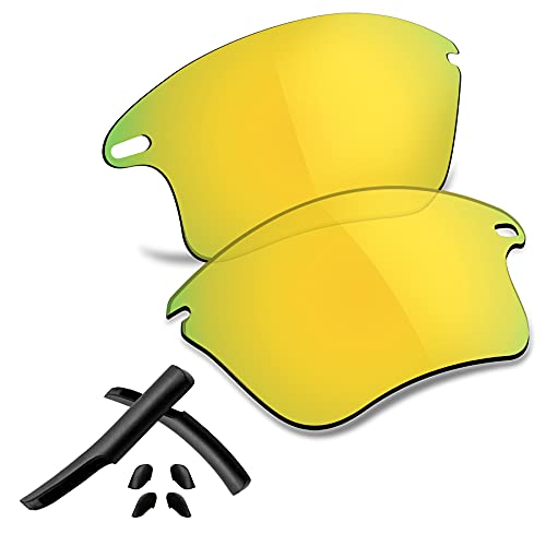 Image of Polarized Replacement Lenses & Rubber Kits for Oakley Fast Jacket XL OO9156 Sunglass