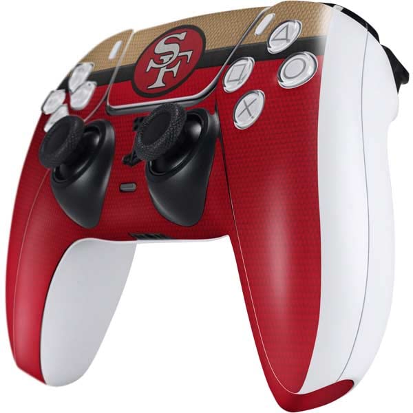Skinit Decal Gaming Skin Compatible with PS5 Controller - Officially Licensed NFL San Francisco 49ers Vintage Design