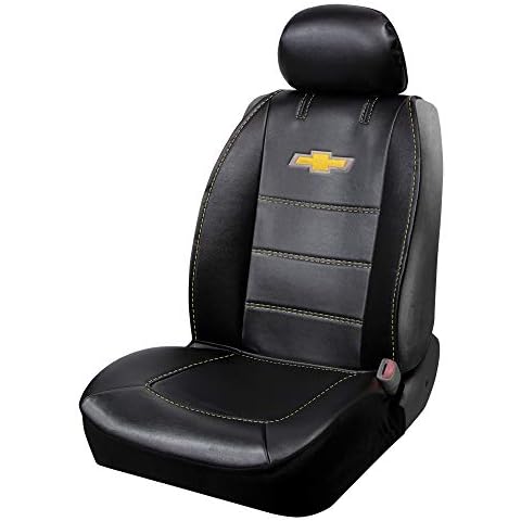 Plasticolor Deluxe Seat Cover Compatible with Chevrolet Embroidered Logo Cover