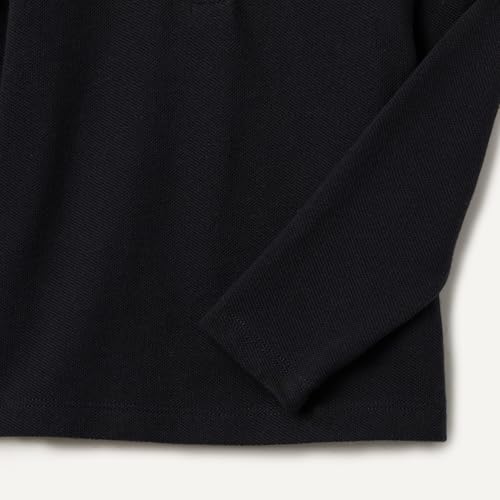 Image of Amazon Essentials Girls and Toddlers' Uniform Pique Long Sleeve Polo Shirt