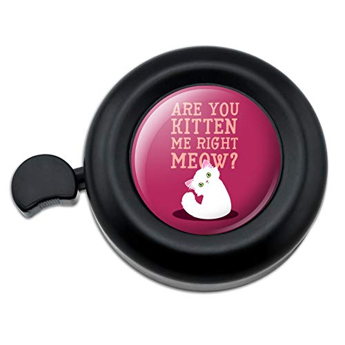 GRAPHICS & MORE are You Kitten Me Right Meow Cat Bicycle Handlebar Bike Bell