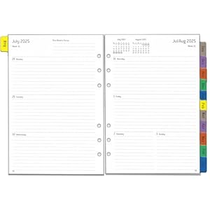 Yhh A5 2025/26 Wochenplaner Nachfüll-Inlays