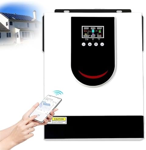 High Efficiency 6.2KW Solar Hybrid Inverter with MPPT, DC 12/24/48V to AC 220V-240V, Pure Sine Wave, Off-Grid Power Solution for Solar Systems