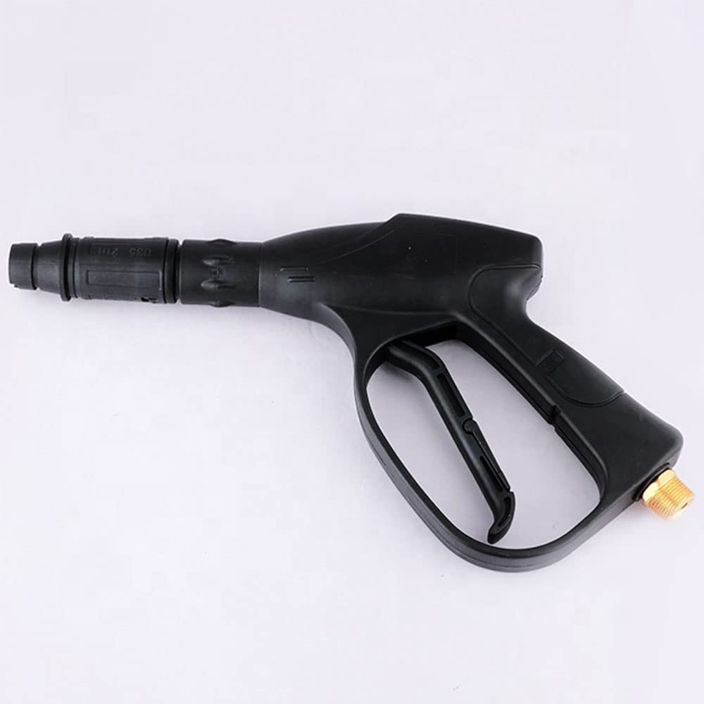 MLD WPH-1966 Adjustable High Pressure Washer Gun Patterns Car Wash Machine Garden Watering Hose Nozzle Sprinkler Universal Car Washing Kit (Color- Black, Material -Plastic)