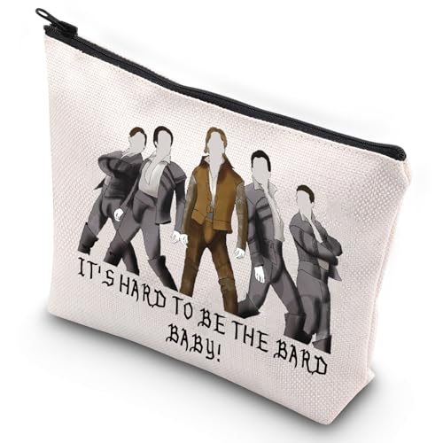 G2TUP Nick Brother Musical Makeup Bag Nick & Nigel Fans Gift It's Hard To Be The Bard Baby Theatre Zipper Pouch Bag Brother Merch (Hard To Be The Bard)