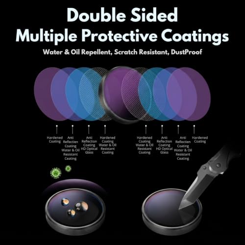 Image of Yantralay ND /CPL Filter Set Compatible with D JI Os mo Action 5 Pro / 4 /3 | Snap-On Design Lens Filters CPL ND16 ND32 ND64 | Os mo Action 5 Accessories
