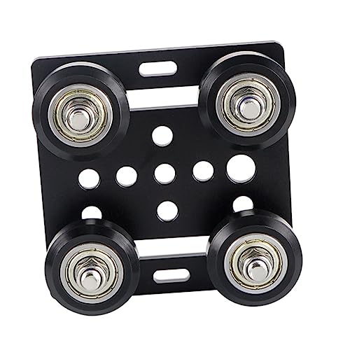Aluminum Profile Pulley V Groove Wheel Plate for 2020v Printer Carriage