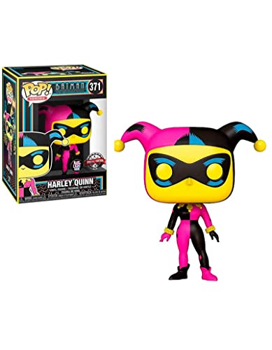 Funko Pop! Heroes: DC - Harley Quinn - (Black Light) - DC Comics - Figura de Vinilo Coleccionable - Idea de Regalo- Mercancia Oficial - Juguetes para Niños y Adultos - Comic Books Fans