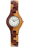 & # 10047; Datos técnicos & # # # # # # 10047; Tipo de madera: madera de sándalo – Multicolor//Colección: bádminton Womens Pacific//esfera: Blanco//Diámetro: 26 mm/pulsera de reloj de cristal mineral/Ancho: 13 mm//Cierre: acero inoxidable cierre desplegable.