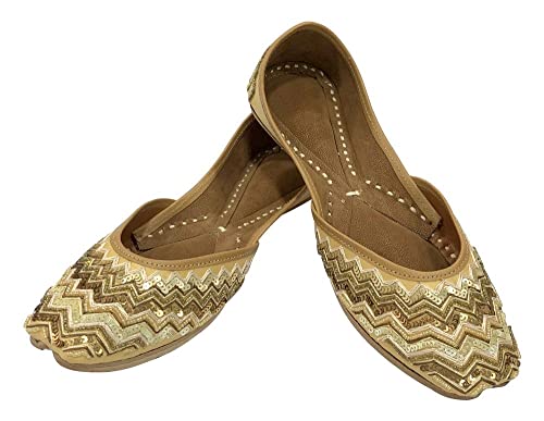 Juttis for Women's Wedding Bridal Shoes Ethnic Traditional Indian Flat Punjabi Jutti2