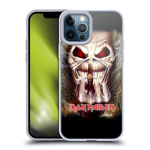 Iron Maiden funda de silicona para iPhone 12 Pro Max gel Head Case Designs