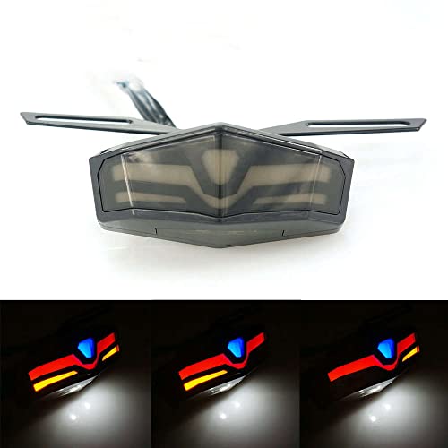 Motocicleta Acessórios Universais Lâmpada Indicadora Traseira Led Luz De Freio Traseira Com Suporte