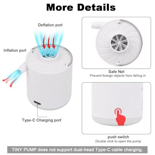 Pompe d'air électrique compacte pour simplifier le bivouac nocturne - 2