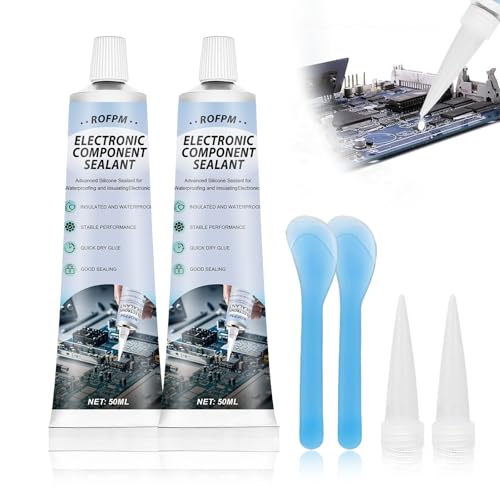 ROFPM Electronics Silicone Sealant 100ml, Clear Conformal Coating for Electronic
