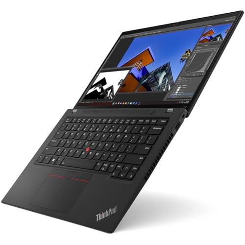 Image of Lenovo ThinkPad T14 Gen 4 21HD0088US 14 inch Notebook - WUXGA - 1920 x 1200 - Intel Core i7 13th Gen i7-1365U Deca-core (10 Core) - 16 GB Total RAM - 16 GB On-Board Memory - 512 GB SSD - Thunder Black