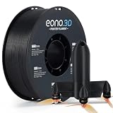 EONO3D PP Filament 1.75mm Polypropylene Filament, Black 1kg/...