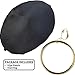amscan Classic Pirate Gold Earring & Black Eye Patch - Fits Most Teens and Adults, 2-Piece Set - Perfect for Halloween, Cosplay, Dress-Up & Themed Events