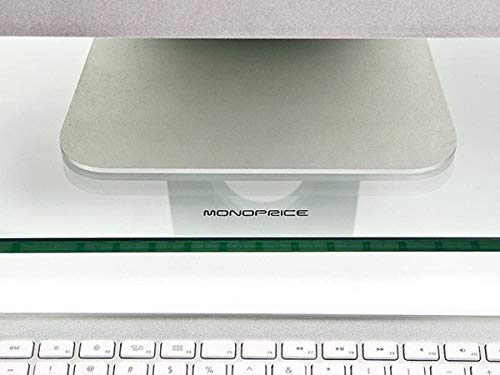 Monoprice Multimedia Desktop Stand 22" x 9.5" - Monitor Riser, Laptop Stand, Desktop TV Stand, PC Riser w/Height Adjustable Legs - Image 4
