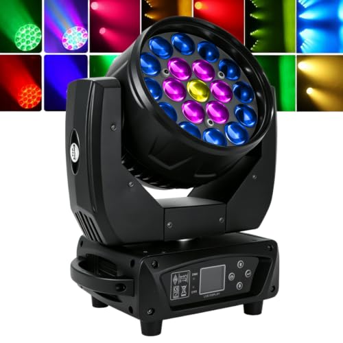 JCYWFLODY 19x15W Zoom Beam Wash