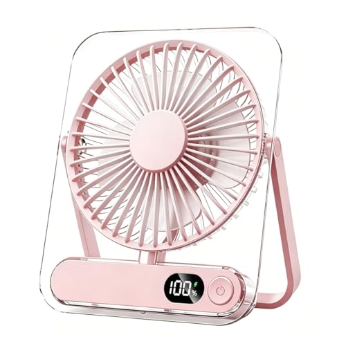 Ventilateur de bureau USB portable résolvant la chaleur en chambre avec écran LED