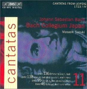Bach Cantatas, Vol 11 BWV 136, 138, 95, 46 Bach Collegium Japan Suzuki